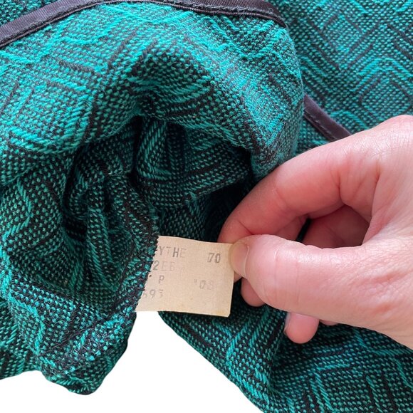 Vintage 1980s London Fog by Wamsutta Teal Trench Coat – Made in USA – Size 10P - Picture 9 of 16